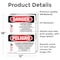 Signmission Battery Room Bilingual, Vinyl Decal, 18 in x 12 in OS-2PACK-DS-D-1218-VS-1842 - alternate 4
